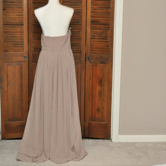 Jenny Yoo Mauve Convertible Dress Sz 20 - Picture 5 of 10